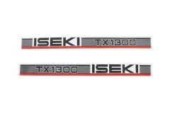 Aufklebersatz Motorhaube Iseki TX1300