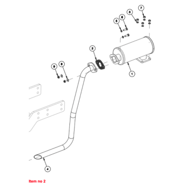 Auspuffdichtung Captain, Startrac, Antonio Carraro, Usw.,