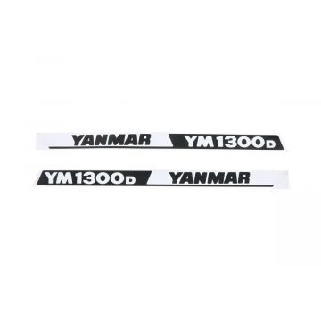 Aufklebersatz Motorhaube Yanmar YM1300