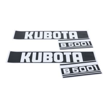 Kubota Aufklebersatz Motorhaube B5001