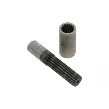 Keilwelle + Buchse (lange) Kubota L48, L02-Typen, M-Typen, MX-Typen