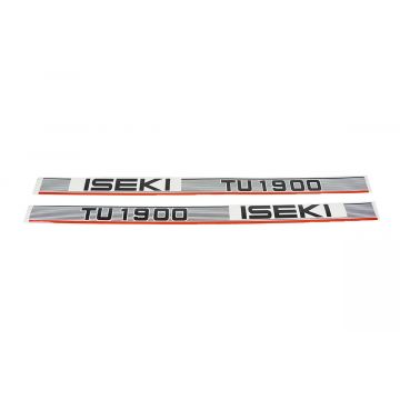 Iseki Aufklebersatz Motorhaube TU1900