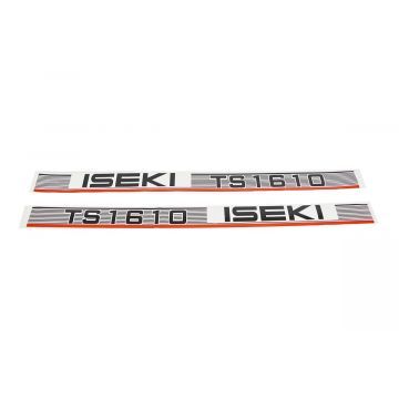 Iseki Aufklebersatz Motorhaube TS1610