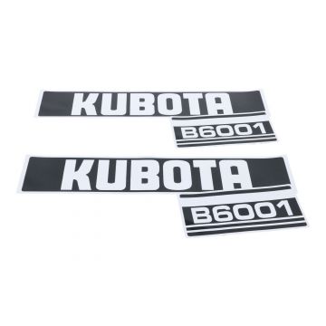 Kubota Aufklebersatz Motorhaube B6001