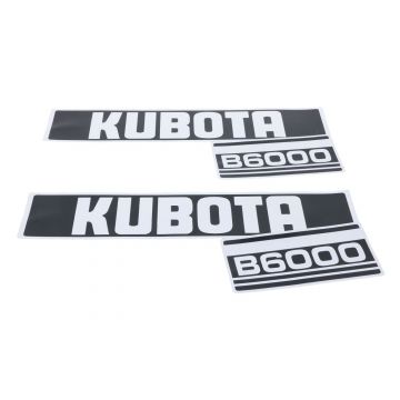 Aufklebersatz Motorhaube Kubota B6000
