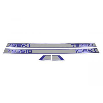 Aufklebersatz Motorhaube Iseki TS3510