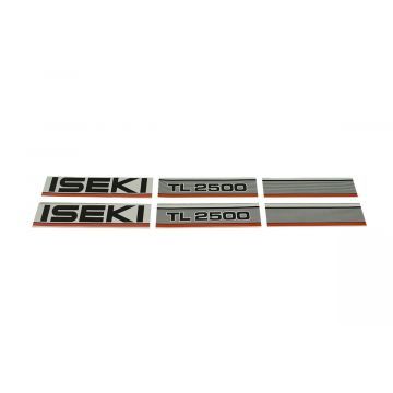 Aufklebersatz Motorhaube Iseki TL2500