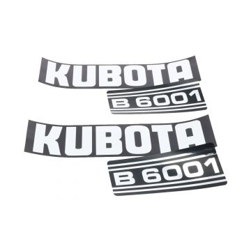 Aufklebersatz Motorhaube Kubota B6001