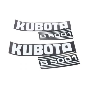 Aufklebersatz Motorhaube Kubota B5001