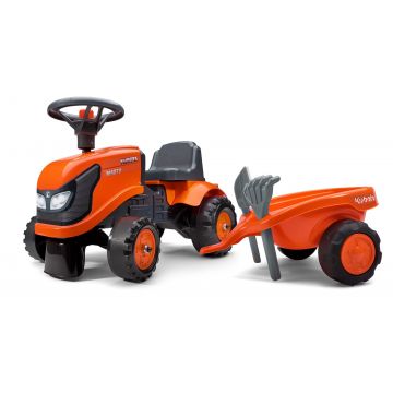 Kubota M4072 Lauftraktor mit Anhänger und Werkzeuge