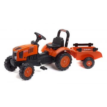 Kubota M7171 Tretschlepper, Trettractor Mit Anhänger 2 bis 5 Jahre