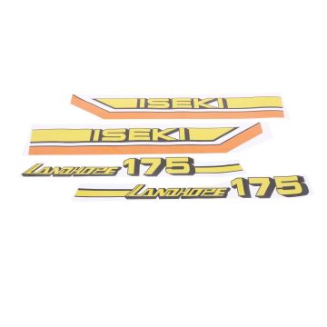 Aufklebersatz Motorhaube Iseki Landhope TU175