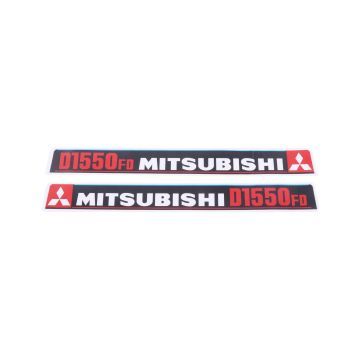 Aufklebersatz Motorhaube Mitsubishi D1550