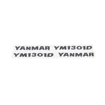 Aufklebersatz Motorhaube Yanmar YM1301