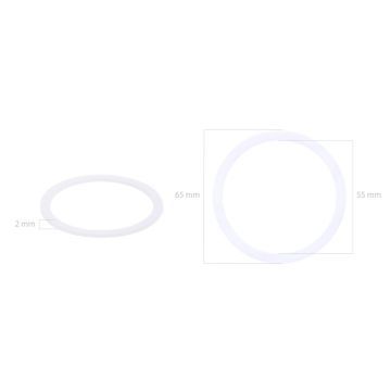 Stützring Hubzylinder Iseki TE, TF, TM, TS, 2115, 2120, 2125, 3015, 3020, Bolens G, Massey Ferguson 1205, 1210, 1215, 1220, 1225, 1519, 1520, 1523, 1525