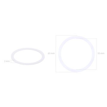 Stützring Hubzylinder Iseki TE, TF, TM, TS, 2115, 2120, 2125, 3015, 3020, Bolens G, Massey Ferguson 1205, 1210, 1215, 1220, 1225, 1519, 1520, 1523, 1525