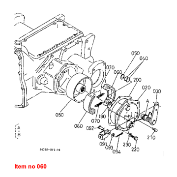Satz Bremsbacken Kubota B20, B1600, B2150, B8200, B9200