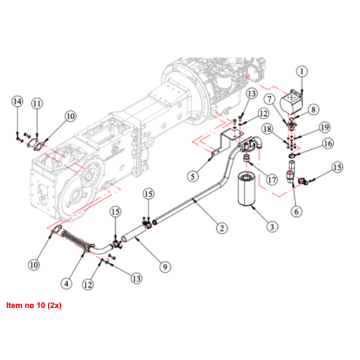 Dichtung Saugfilter Hydraulik Captain, Startrac, Antonio Carraro, Usw.,