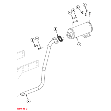 Auspuffdichtung Captain, Startrac, Antonio Carraro, Usw.,