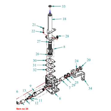 Federring Lenkgetriebe Captain, Startrac,